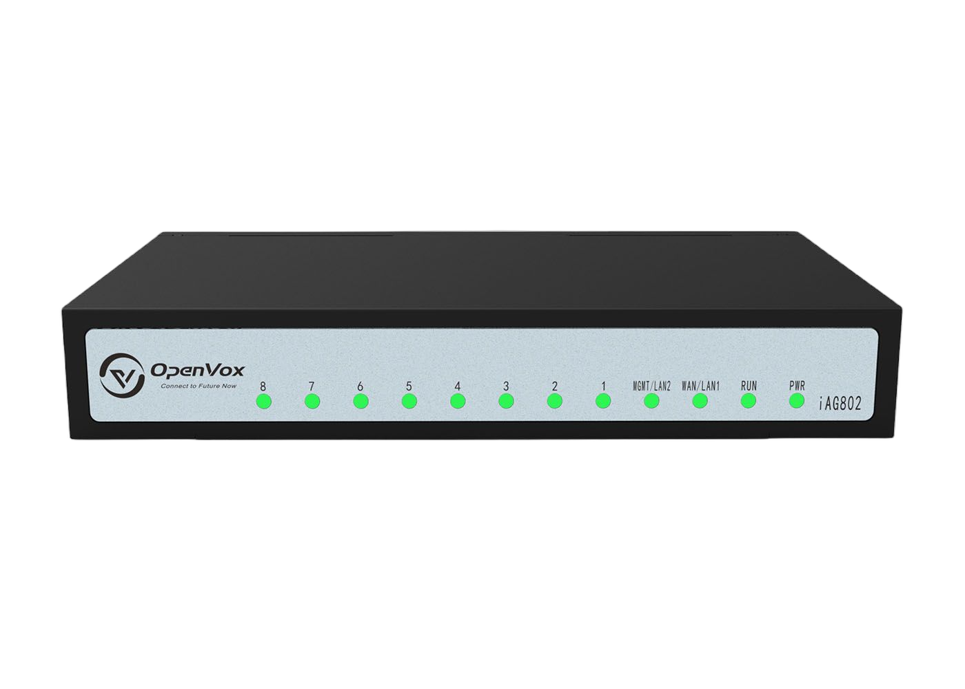 iAG802 Analog VoIP Gateway front product view